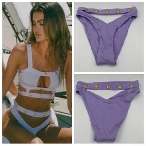 New! Monica Hansen beachwear MHB rich and fab bikini bottoms 1096